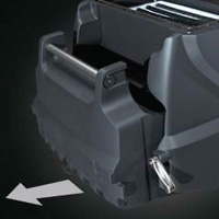 Easy removal of debris hopper