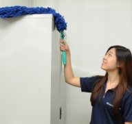 Easily clean cupboard tops