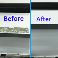 Glue Mark on Aluminium