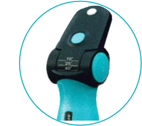 Adaptable angle 100 - 250 - 40 degrees