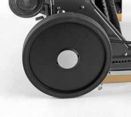 Large rear wheels